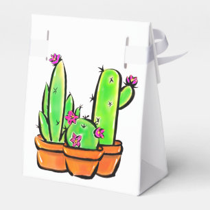 Caixinha De Lembrancinhas Elegante sudoeste de cactus cactos suculentos