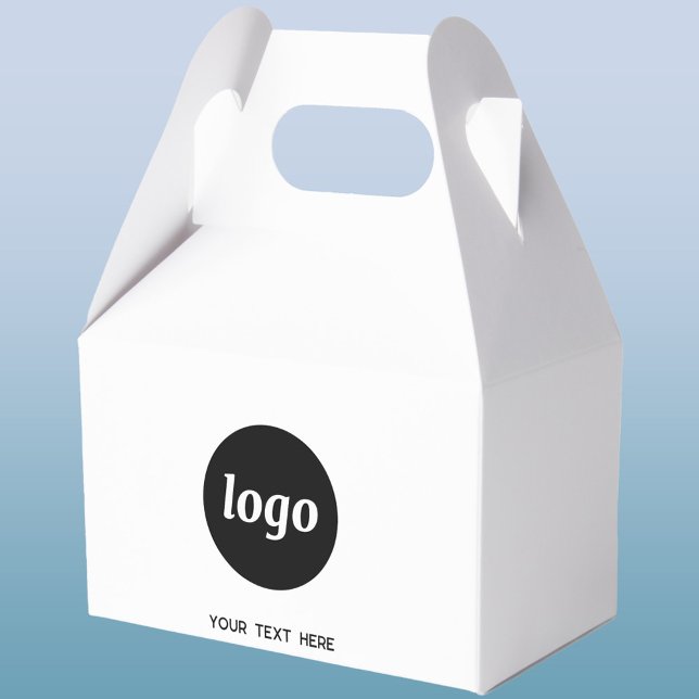 Caixinha De Lembrancinhas Embalagem de negócios promocional de texto de logo (Logo with text professional business promotional packaging favor or gift box)
