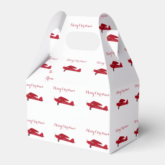 Caixinha De Lembrancinhas Embalagens de natal para canetas do Polo Norte (Frente)