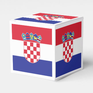 Caixinha De Lembrancinhas Emblem de Sinalizador da Croácia