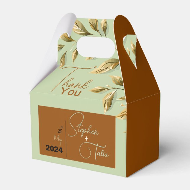 Caixinha De Lembrancinhas Embrace a elegância natural (Verso)