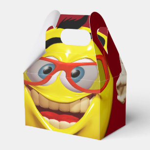Caixinha De Lembrancinhas Emoticon 3d engraçado