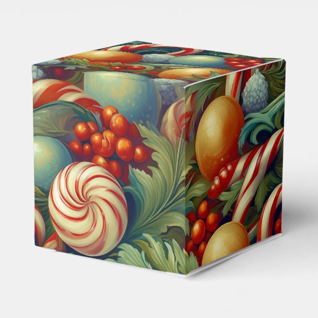 Caixinha De Lembrancinhas Enfeites de natal Retroativo (Verso)