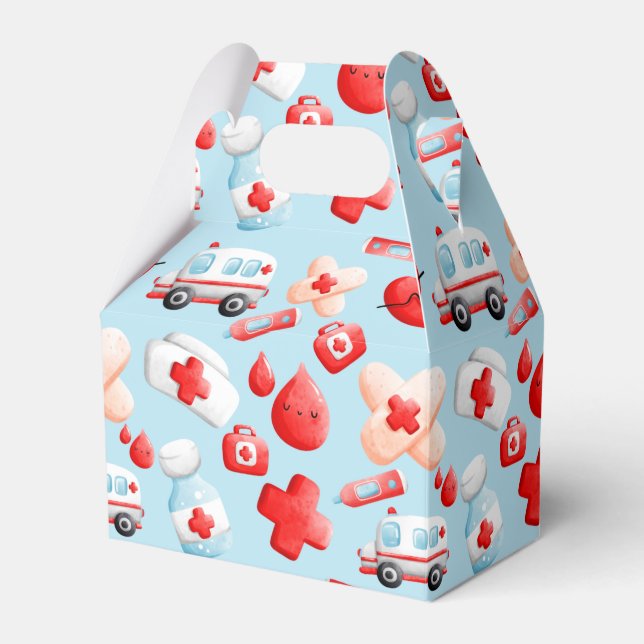 Caixinha De Lembrancinhas Enfermeira Bonita, Médica, Médica, Cuidados De Saú (Frente)