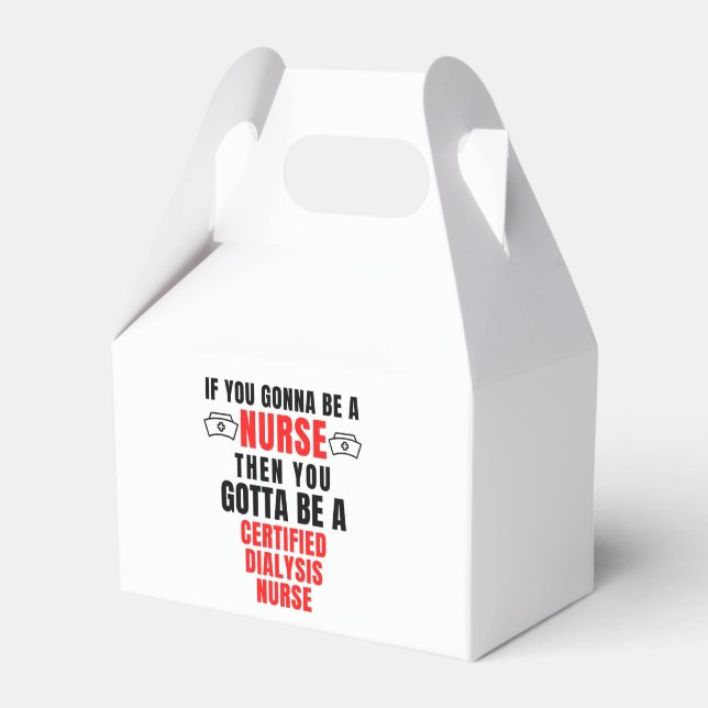 CAIXINHA DE LEMBRANCINHAS ENFERMEIRO DE DIÁLISE CERTIFICADO (Frente)