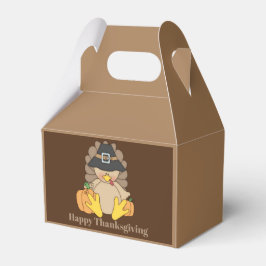 Caixinha De Lembrancinhas Engraçado Ação de Graças - Mensagem de adição de n