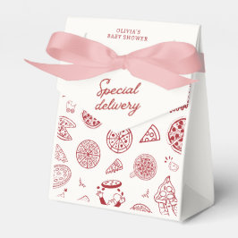 Caixinha De Lembrancinhas Engraçado chá de fraldas especial de pizza