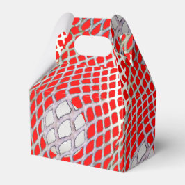 Caixinha De Lembrancinhas Equipe de Lacrosse Festa Vermelha