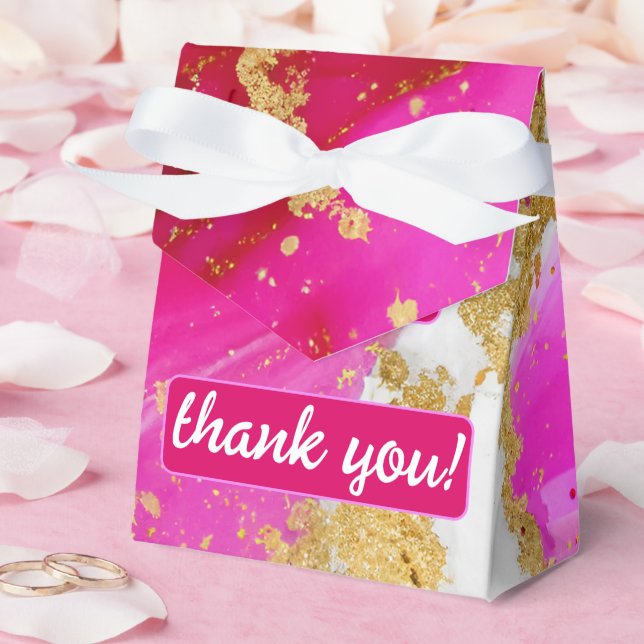 Caixinha De Lembrancinhas Ereal Elegance: Casamento Inspirado em Geodo Rosa  (Casamento)