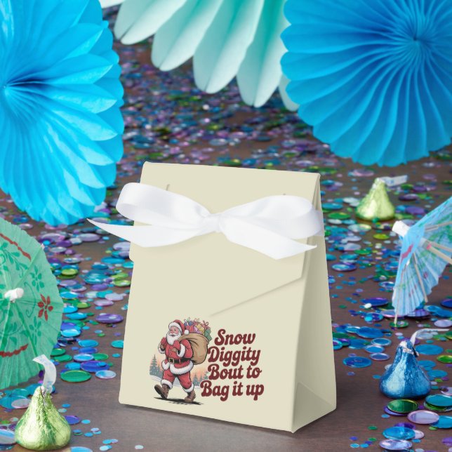 Caixinha De Lembrancinhas Escavidade de neve prestes a emboscar o retrato de (Festa)