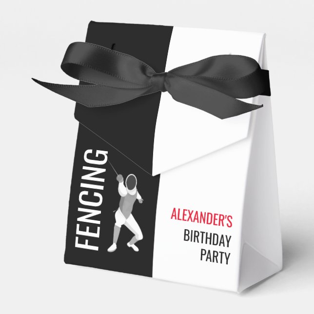 Caixinha De Lembrancinhas Esgrima (Frente)