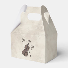 Caixinha De Lembrancinhas Espresso Violino-Violino criado com grãos de café-