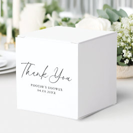 Caixinha De Lembrancinhas Esquadrão de Chá de panela de Script Manuscrito El