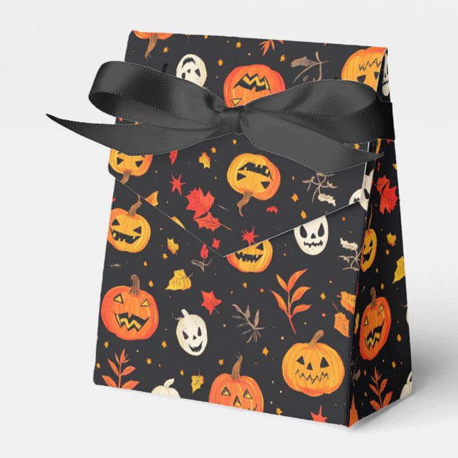 Caixinha De Lembrancinhas Estação Pumpkin (Frente)