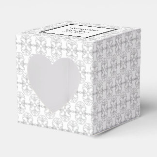 Caixinha De Lembrancinhas Estilo Art Déco Elegante Preto e Branco