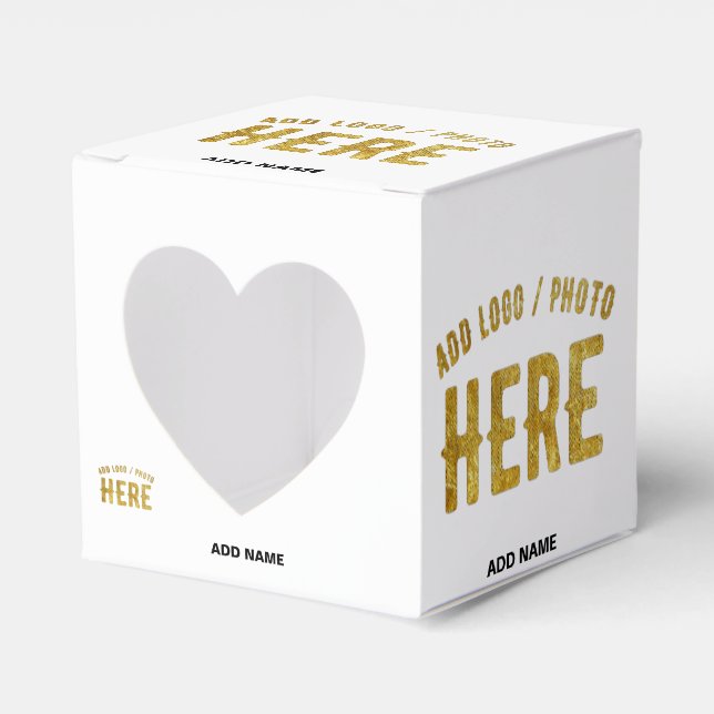 CAIXINHA DE LEMBRANCINHAS ESTILO MODERNO PERSONALIZÁVEL BRANCO VERIFICADO MA (Frente)