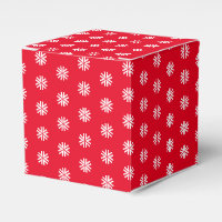 Estilo vermelho de neve com estrela branca