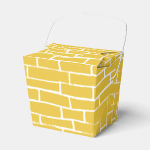 Caixinha De Lembrancinhas Estrada do Tijolo - Amarelo e transparente