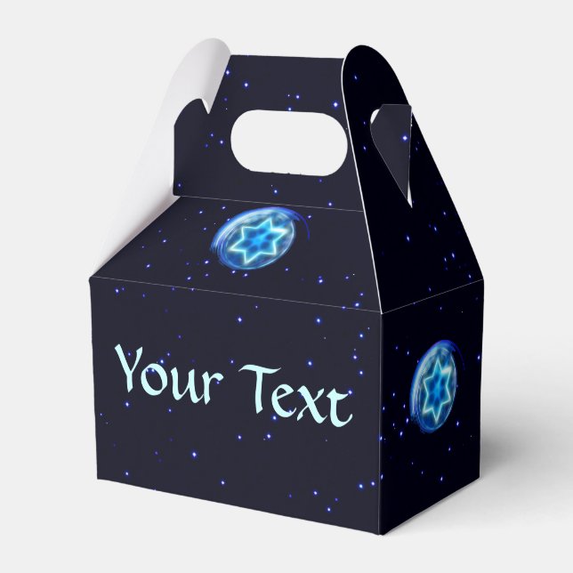 Caixinha De Lembrancinhas Estrela em Cima (Frente)