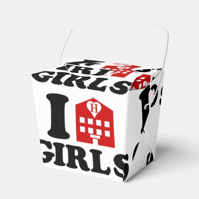 Caixinha De Lembrancinhas Eu Adoro Meninas De Hotel (Frente)