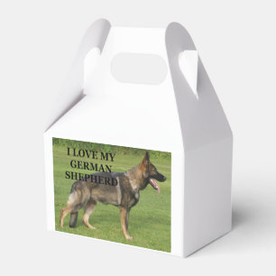 Caixinha De Lembrancinhas Eu adoro o meu german shepherd