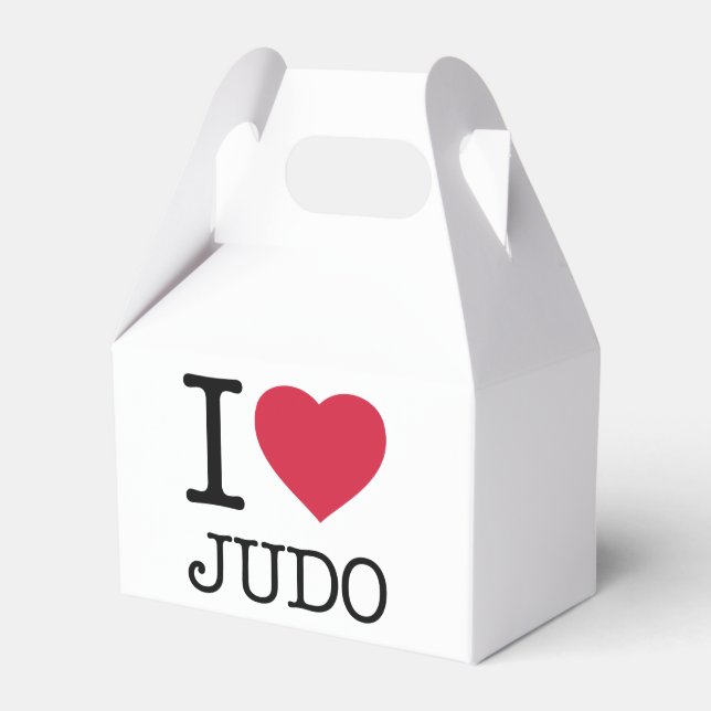 CAIXINHA DE LEMBRANCINHAS EU AMO JUDO (Frente)