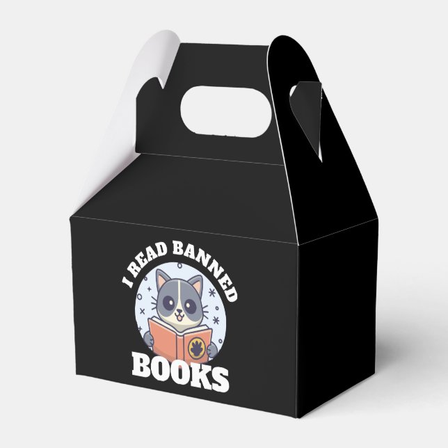 Caixinha De Lembrancinhas Eu leio livros proibidos (Frente)