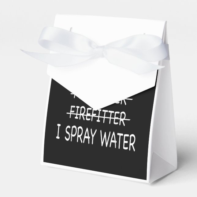Caixinha De Lembrancinhas Eu Sou Um Bombeiro Engraçado Mens I Spray Water Fi (Frente)