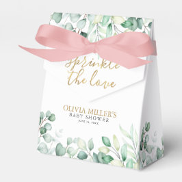 Caixinha De Lembrancinhas Eucalyptus Sprinkle the Love Obrigado Chá de frald