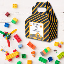 Excavator Construction Cone Aniversário de criança