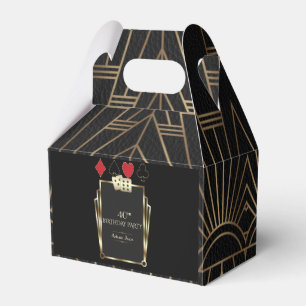 Caixinha De Lembrancinhas Excelente Glam Casino 40º Aniversário do Poker