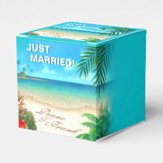 Caixinha De Lembrancinhas Exotic Beach ME PARA DESENHAR SEUS NOMES NA A