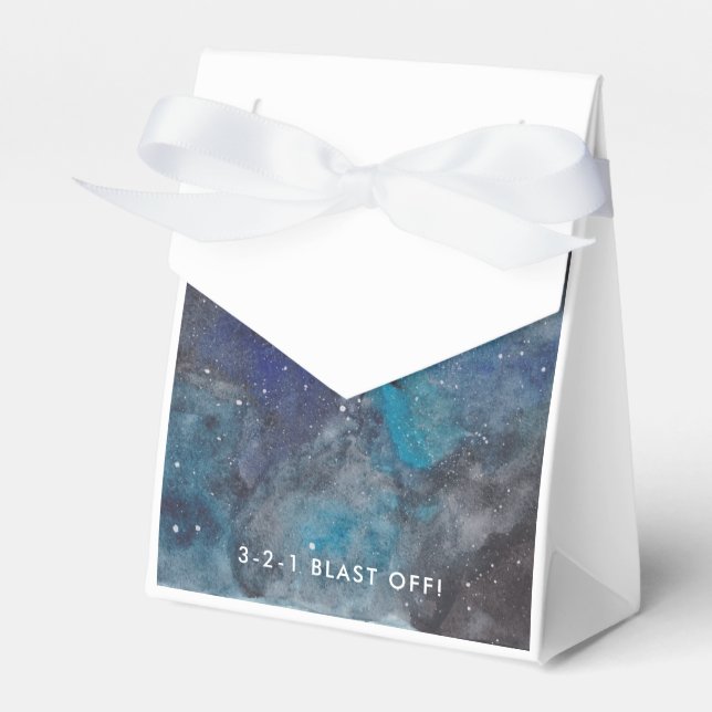 Caixinha De Lembrancinhas Explorador de Espaço (Frente)