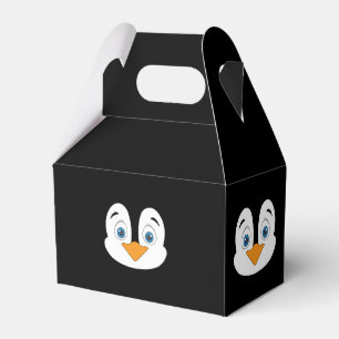 Caixinha De Lembrancinhas Face de Pinguim Bonito