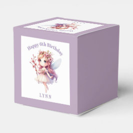 Caixinha De Lembrancinhas Fada Floral Caprichosa Personalizada