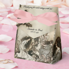 Caixinha De Lembrancinhas Fadas Personalizadas de Vintage Arthur Rackham Art