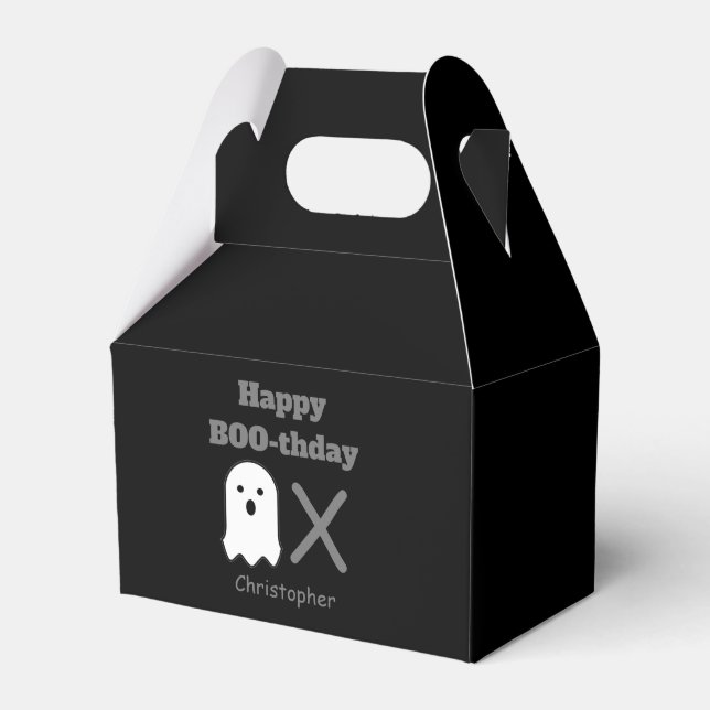 Caixinha De Lembrancinhas Fantasma BOO-thday (Frente)
