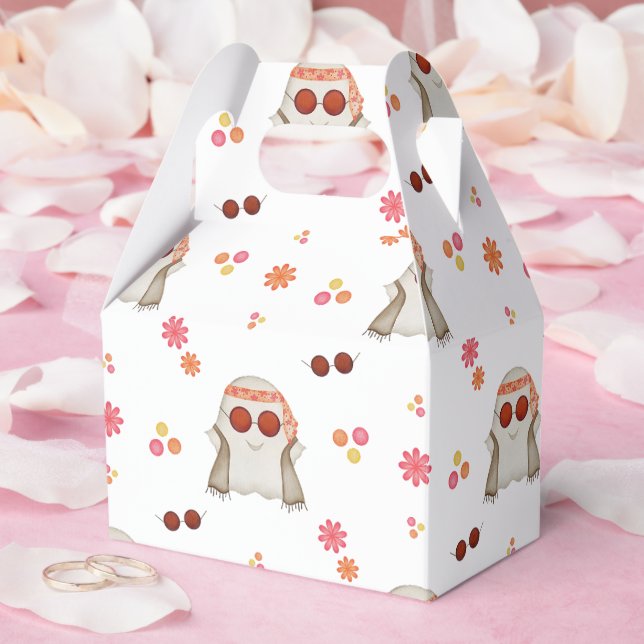 Caixinha De Lembrancinhas Fantasma Floral das Crianças Cuecas do Halloween (Casamento)