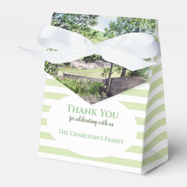 Caixinha De Lembrancinhas Farmhouse de lavoura de casas de Trélmere Lake Dis (Frente)