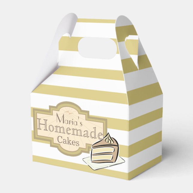 Caixinha De Lembrancinhas Fatia de Bolo (Frente)
