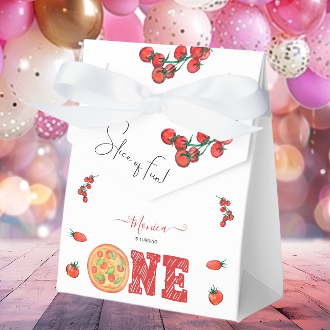 Caixinha De Lembrancinhas Fatia de diversão, primeiro aniversário (Criador carregado)