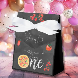 Caixinha De Lembrancinhas Fatia de diversão, primeiro aniversário de pizza
