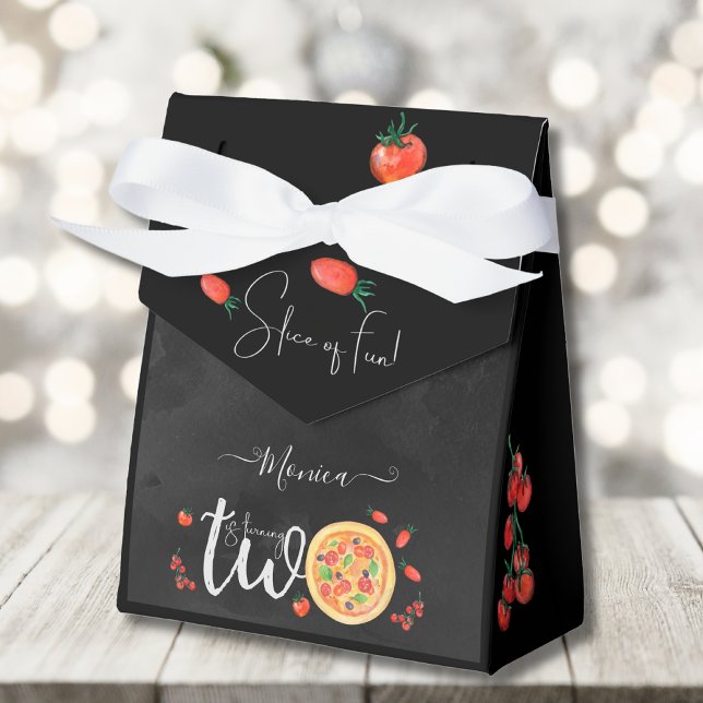 Caixinha De Lembrancinhas Fatia de diversão, segundo aniversário (Criador carregado)