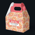 Caixinha De Lembrancinhas Fatia de Fruta Cítrica Toranja | Festa de Coquetel<br><div class="desc">Fatias de Toranja com Sementes.</div>