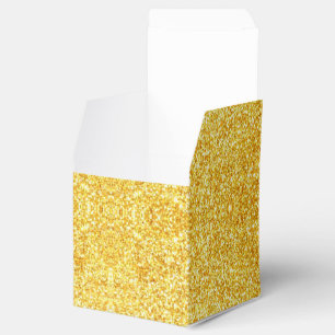 Caixinha De Lembrancinhas Faux Dourado Gliiter parece moderno Modelo-elegant