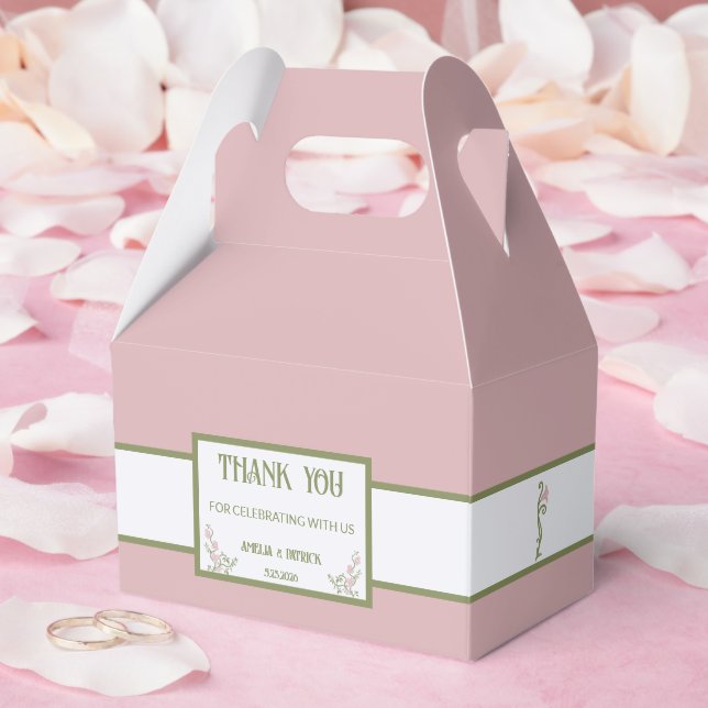 Caixinha De Lembrancinhas Favor Box (Casamento)