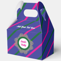 Favor Box 5 Indigo (Verde Cor-de-Rosa) Sinais de R