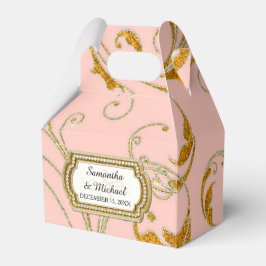 Caixinha De Lembrancinhas Favor Box Glam Old Hollywood Regency Black Tie