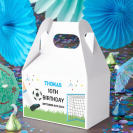 Caixinha De Lembrancinhas Favor Boxes Futbol Soccer Birthday boy party