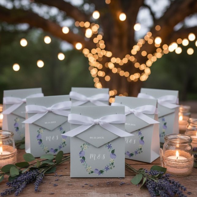 Caixinha De Lembrancinhas Favor boxes with bows, Elegant favor boxes (Criador carregado)